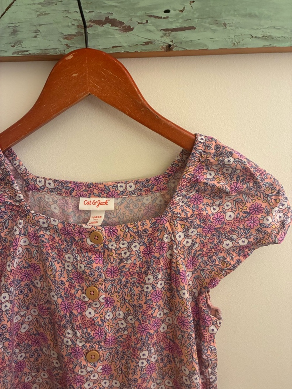 Cat & Jack Floral Romper